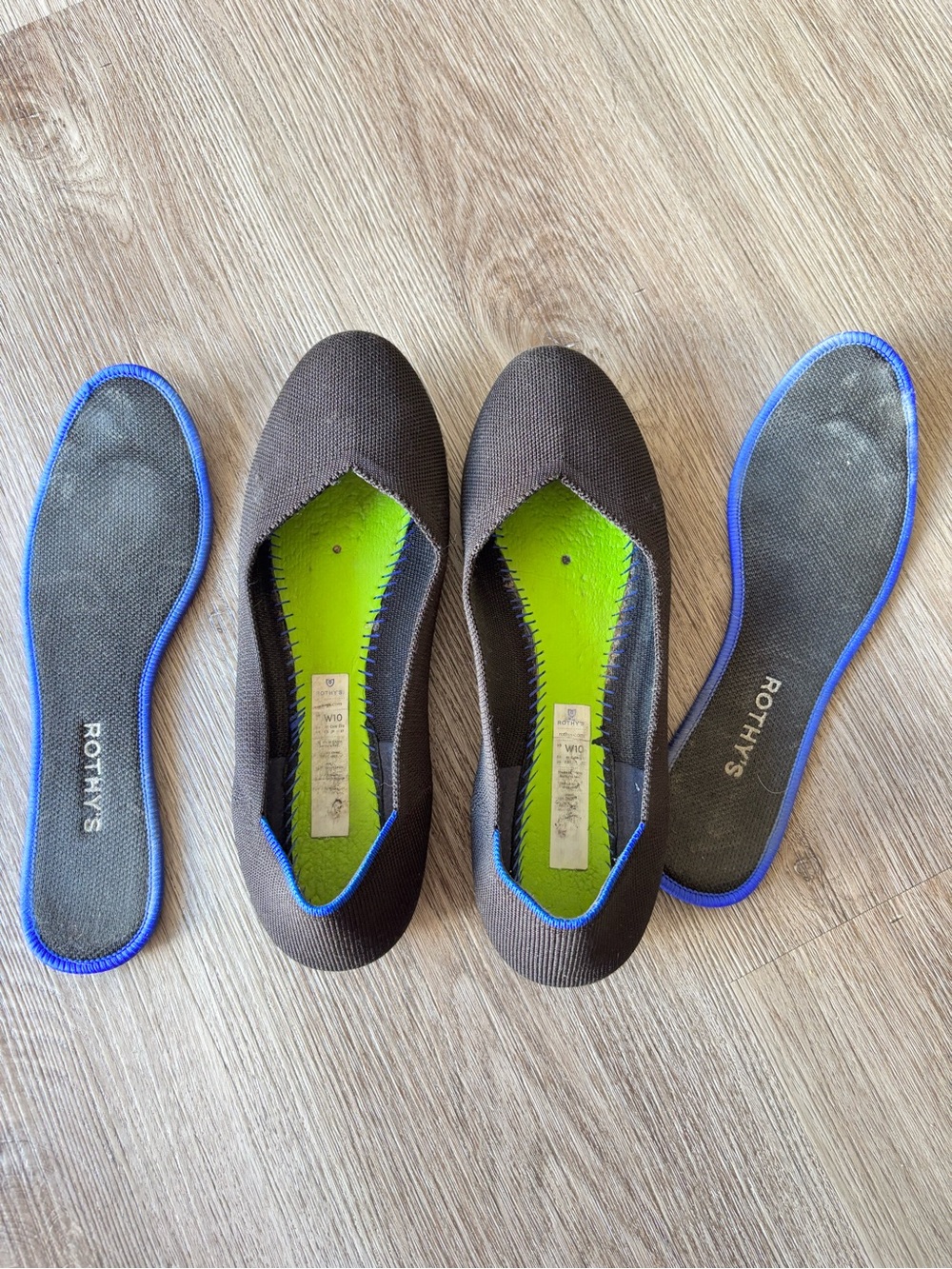 Rothys black rounded toe flat - Picture 9 of 10